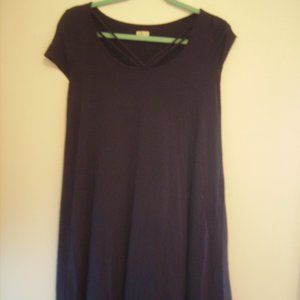 Hollister XS Navy Mini Strap Front Dress